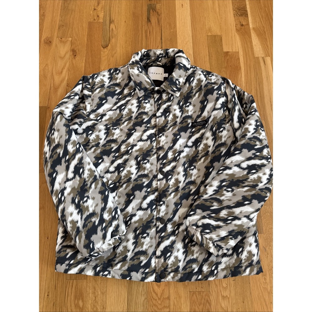 NWOT Topman Men's‎ Camo Jacket Size Med